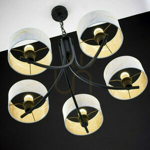 Candelabru ARTHUR negru 5xE27/15W 4 Candelabru ARTHUR negru 5xE27/15W small 4