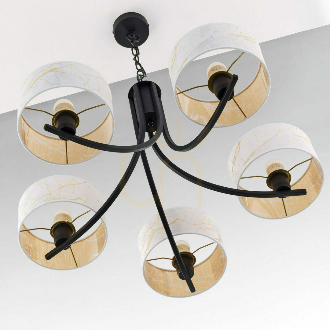 Verifica Candelabru ARTHUR negru 5xE27/15W Candelabru ARTHUR negru 5xE27/15W