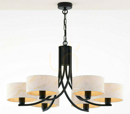 Verifica Candelabru ARTHUR negru 6xE27/15W