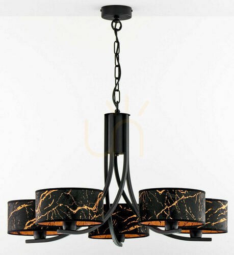 Verifica Candelabru ARTHUR negru 5xE27/15W