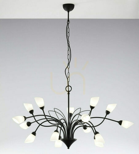 Verifica GLORIOSA Candelabru negru 15xG9/14W