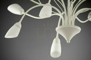 GLORIOSA Candelabru gri 10xG9/14W small 9