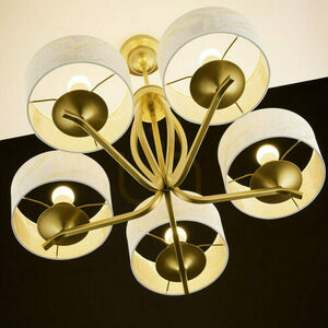 Candelabru KASZMIR Gold 5xE27/15W small 5
