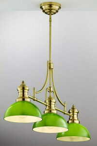 Pendul Jupiter PLATINO alamă periată verde 3xE27 121 cm 2074 small 4