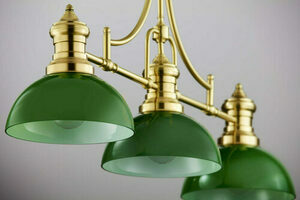 Pendul Jupiter PLATINO alamă periată verde 3xE27 121 cm 2074 small 5