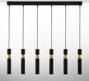 ALAS Lampă suspendată aur 6xG10/14W 0 ALAS Lampă suspendată aur 6xG10/14W small 0