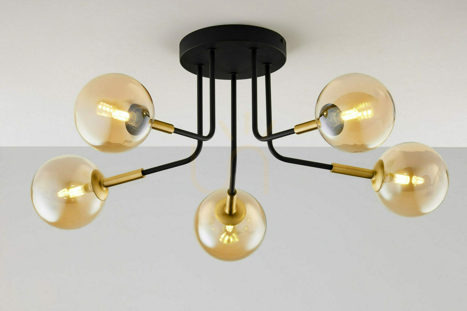 Vedere Lampă de plafon BURANO Gold 5xG9/14W Lampă de plafon BURANO Gold 5xG9/14W