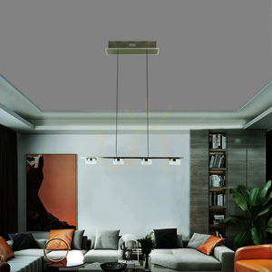Lustră suspendată CASSIS LED cu 4 surse 24 W 3000 K, nichel mat, 75 cm – Aviano 7066-503 small 3