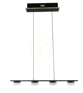 Pendul Aviano CASSIS cu 4 surse de lumină, crom negru LED 7066-502 small 0