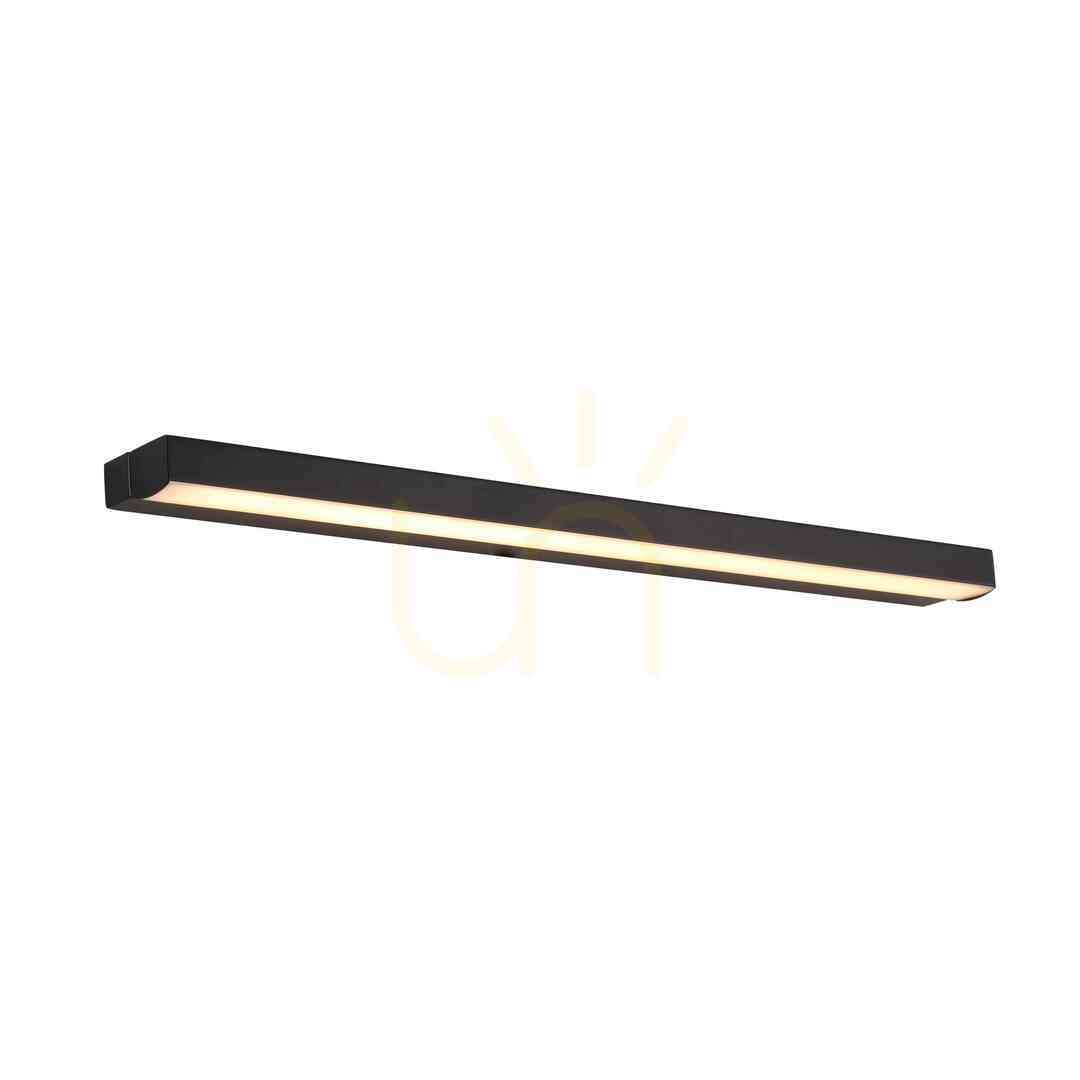 Aplica de perete LED Max Light Trio W0402D negru 7W 3000K IP44 58,5 cm