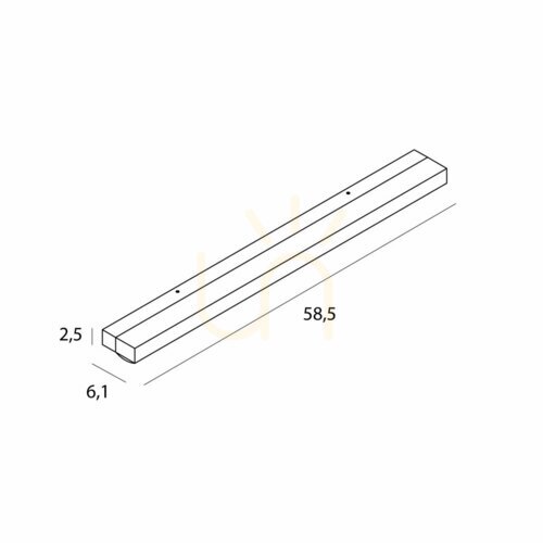 Verifica Aplica perete LED Max Light TRIO W0408D crom 7W 4000K IP44 58,5 cm