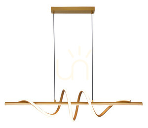 Lampă suspendată Zuma Line VELENNE P241249402 auriu 1xLED small 0