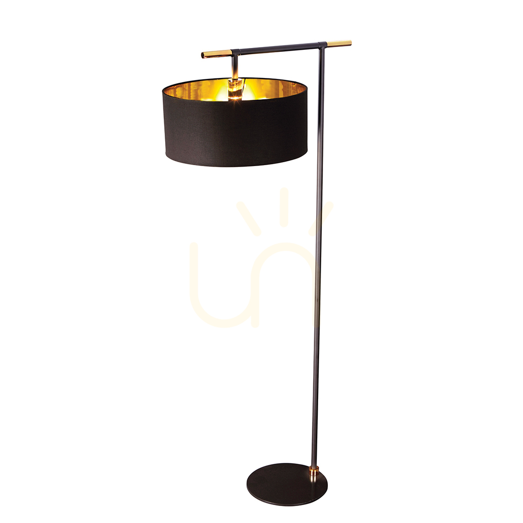 Verifica Balance lampă de podea - 1 sursă de lumină - Negru / alamă lustruită Elstead Balance lampă de podea - 1 sursă de lumină - Negru / alamă lustruită Elstead