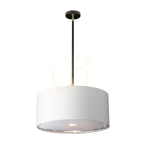Verifica Lampă suspendată Balance - 1 sursă de lumină - negru / nichel lustruit Elstead