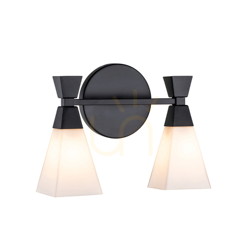 Verifica Lampă de perete Bowtie Elstead negru mat 2xG9 IP44 baie