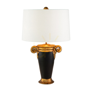 Lampă de masă Gallier - 1 sursă de lumină - Negru și auriu Elstead small 0