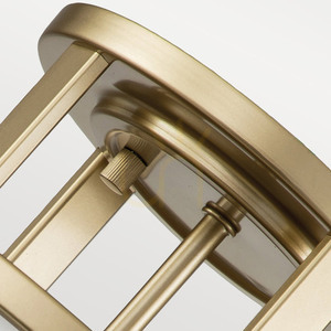Plafonieră semi-aplicată Fusion 3xE27 – alamă naturală vopsită, sticlă opal – Feiss / Elstead small 2