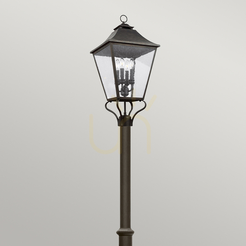 Verifica Stâlp de iluminat pentru grădină Elstead Galena FE-GALENA5-XL-SBL 4 × E14 300 cm IP44