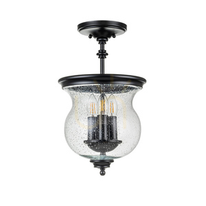 Pickering Lane semi-flame - 3 surse de lumină - Negru Elstead small 0
