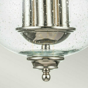 Plafonieră semi-flush Pickering Lane cu 3 surse Elstead, nichel lustruit small 3