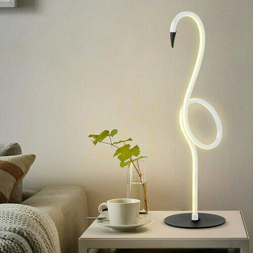 Verifica Lampă de masă Flamingo LED - Alb Elstead
