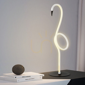 Lampă de masă Flamingo LED - Alb Elstead small 5