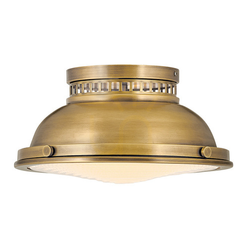 Verifica Amelia plafond - 2 surse de lumină - alamă veche Elstead