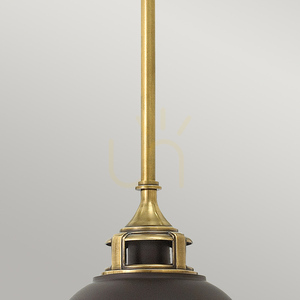 Lustră pendul mică Amelia - 1 sursă de lumină - Buckeye Bronze/Restoration Bronze Elstead small 2
