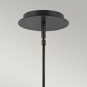 Dax mic LED lampă suspendată - negru Elstead small 1