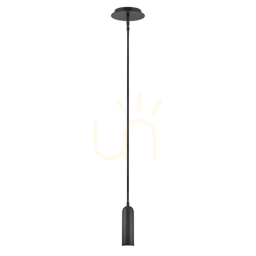 Verifica Dax mic LED lampă suspendată - negru Elstead