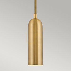Dax mic LED lampă suspendată - alamă veche Elstead small 2