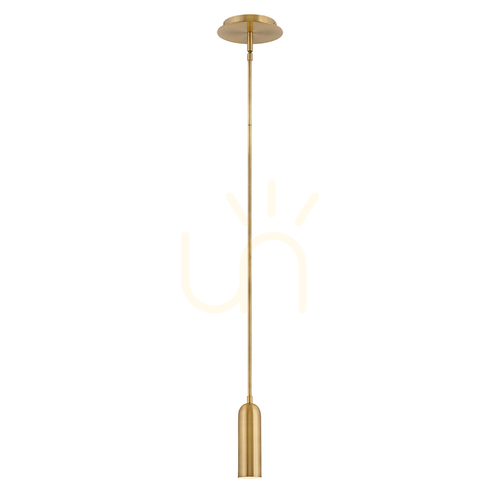 Verifica Dax mic LED lampă suspendată - alamă veche Elstead