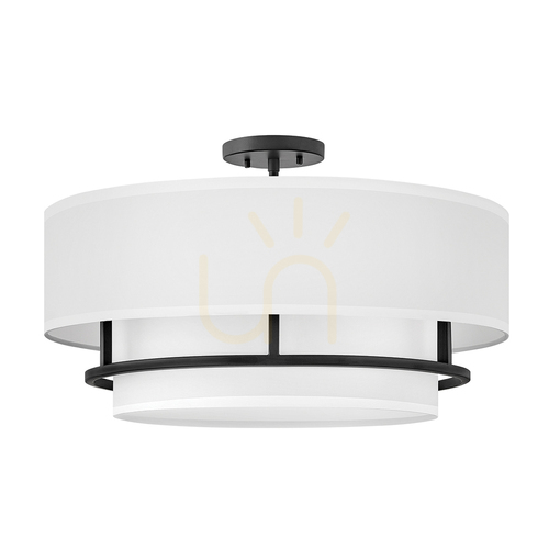 Verifica Lampă suspendată Graham - 4 surse de lumină - Negru Elstead
