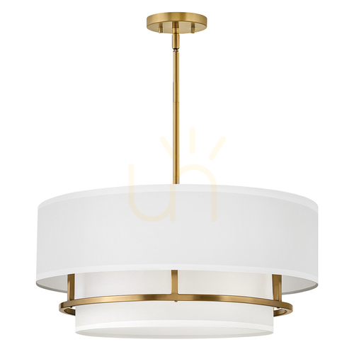 Verifica Lampă suspendată Graham - 4 surse de lumină - Alamă lăcuită Elstead