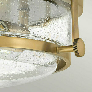 Harper plafond - 3 surse de lumină - alamă veche Elstead small 2