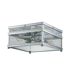 Plafonieră de exterior Elstead Holborn, 2×E27, crom lustruit small 0