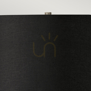 Lampă de masă Elstead Ripple albă cu abajur negru E27 small 1