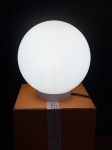 LUNA BALL 30 cm minge decorativă strălucitoare de grădină, inclusiv cablu și inel decorativ de montare - PREMIUM - UV - LUNARES small 2