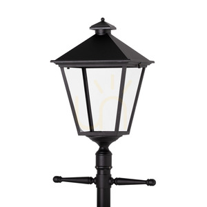 Felinar de grădină LED Norlys LONDON BIG 4125BL negru, stâlp telescopic 120–220 cm, 17,5 W, 4000 K small 2