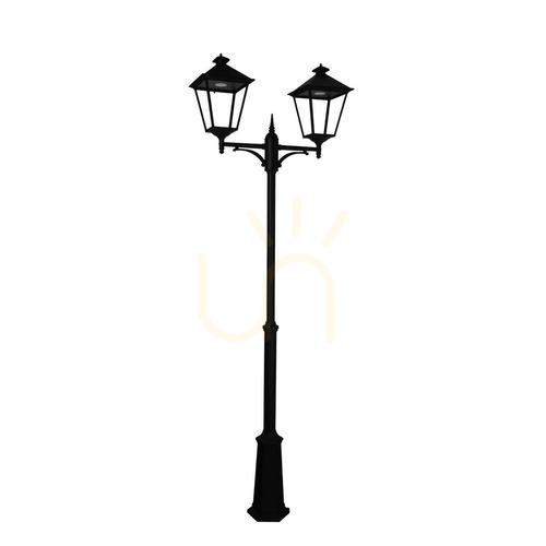 Verifica Felinar de grădină / parc IP54 LONDON BIG 4129BL negru LED 2x9.5W 4000K - premium NORLYS