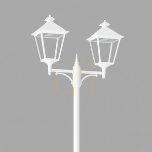 Lanternă de grădină / parc IP54 LONDON BIG 4130WH LED 2x13.4W 3000K alb - premium NORLYS small 0