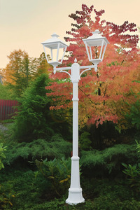 Lanternă de grădină / parc IP54 LONDON BIG 4130WH LED 2x13.4W 3000K alb - premium NORLYS small 3