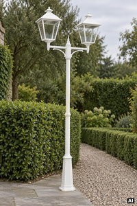 Lanternă de grădină / parc IP54 LONDON BIG 4131WH LED 2x13.4W 4000K alb - premium NORLYS small 2