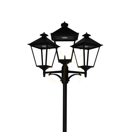 Verifica Felinar de grădină / parc IP54 LONDON BIG 4133BL 3x9.5W 4000K negru - premium NORLYS.