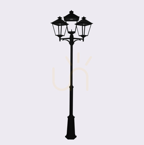 Verifica Lanternă de grădină / parc IP54 LONDON BIG 4134BL 3x13.4W 3000K negru - premium NORLYS