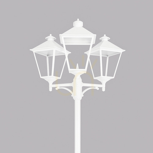 Verifica Felinar de grădină / parc IP54 LONDON BIG 4135WH 3x13.4W 4000K alb - premium NORLYS