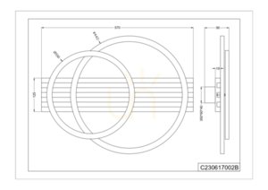 Plafonieră Zuma Line SERANA C230617002B auriu 1xLED 1 Plafonieră Zuma Line SERANA C230617002B auriu 1xLED small 1