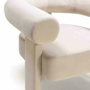 ATYPIQUE Fotoliu Velvet, Bej deschis small 3