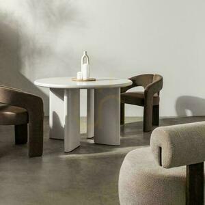 Scaun tapițat cu brațe Nova Nook JOEL, textil mocha small 1