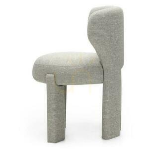 Set de 2 scaune tapițate MALI Gri-Beige small 3